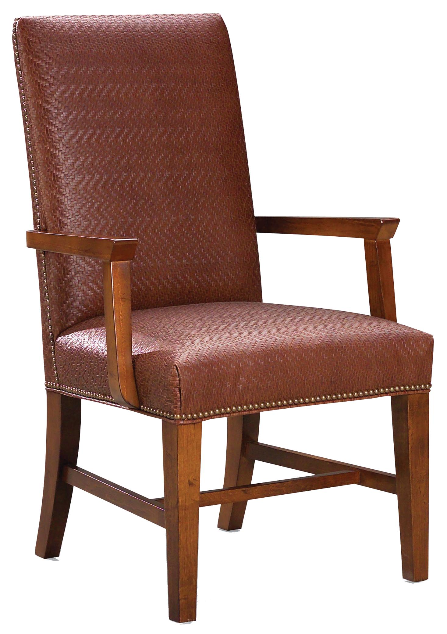 Fairfield 1011 Upholstered Arm Chair with Nail Head Trim Belfort